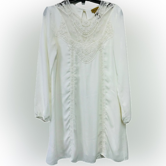 Wrangler NWOT lace long sleeved dress‎ women’s size large - Picture 1 of 14